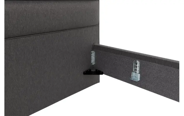 Goossens bedframe elite grijs stof - 8227955-09