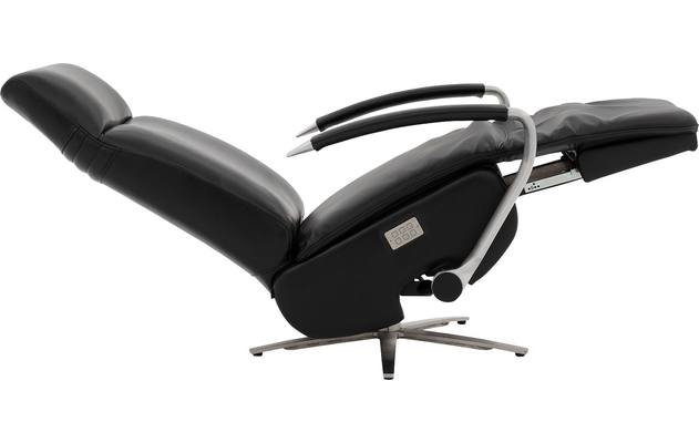 Goossens relaxstoel athena zwart leer - 8228247-02