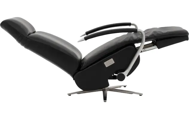 Goossens relaxstoel athena zwart leer - 8228247-02