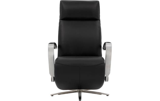 Goossens relaxstoel athena zwart leer - 8228247-03