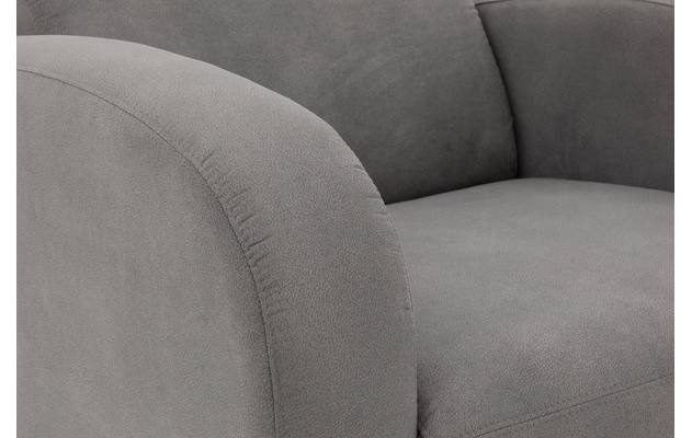 Goossens fauteuil my style grijs microvezel - 8228260-07