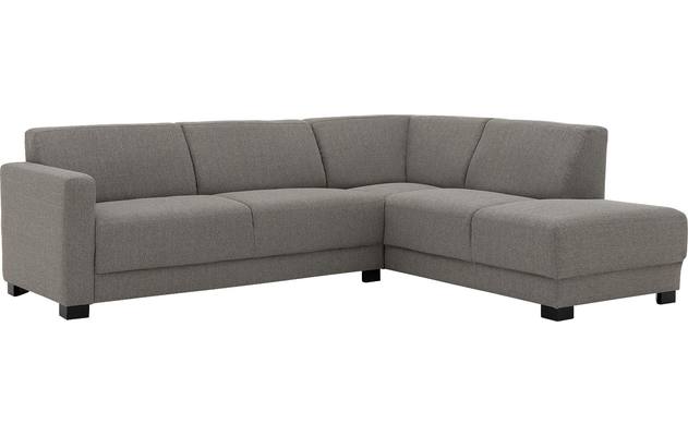 Goossens hoekbank my style grijs stof - 8228263-02
