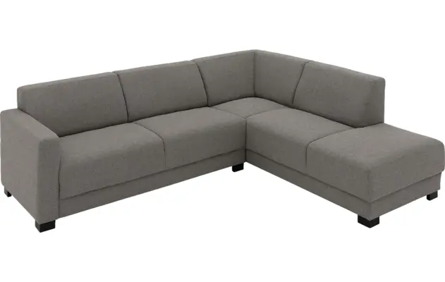 Goossens hoekbank my style grijs stof - 8228263-04