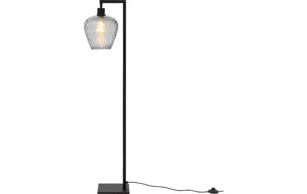 Goossens vloerlamp dijon zwart metaal - 8228438-01