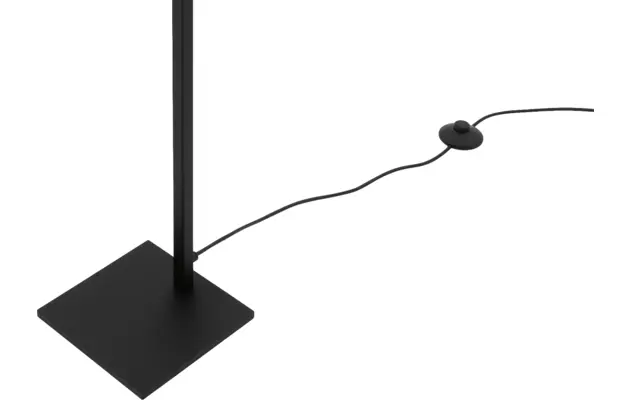 Goossens vloerlamp dijon zwart metaal - 8228438-07