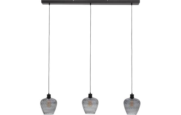 Goossens hanglamp dijon zwart metaal - 8228439-03