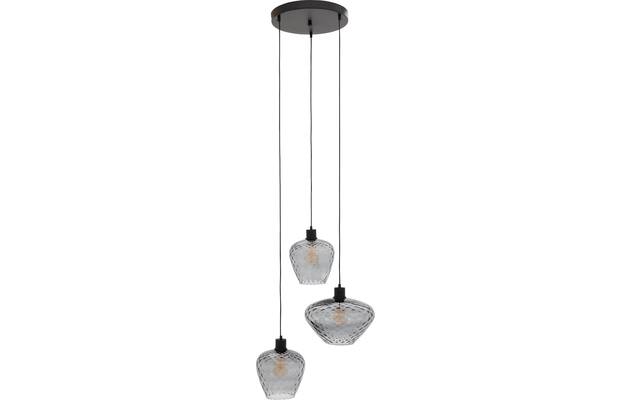Goossens hanglamp dijon zwart metaal - 8228440-03