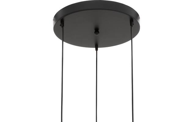 Goossens hanglamp dijon zwart metaal - 8228440-05