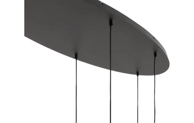 Goossens hanglamp dijon zwart metaal - 8228441-06