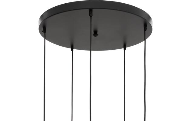 Goossens hanglamp dijon zwart metaal - 8228442-05