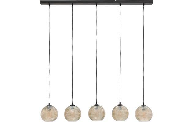 Goossens hanglamp soleil zwart metaal - 8228444-03