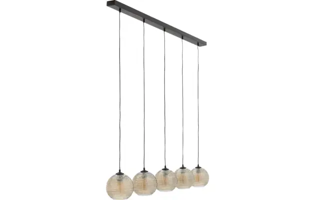 Goossens hanglamp soleil zwart metaal - 8228444-04