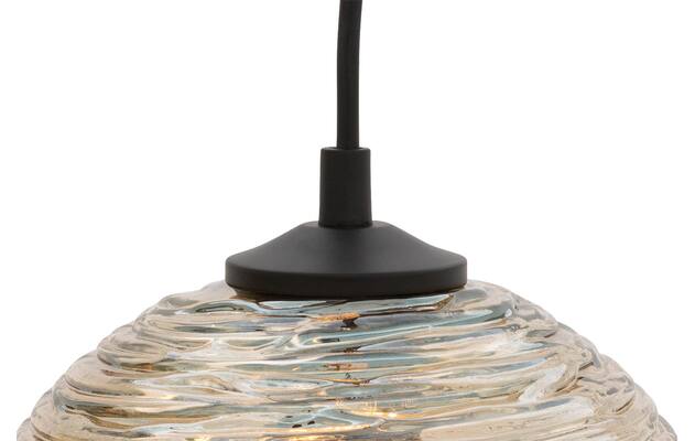 Goossens hanglamp soleil zwart metaal - 8228444-08