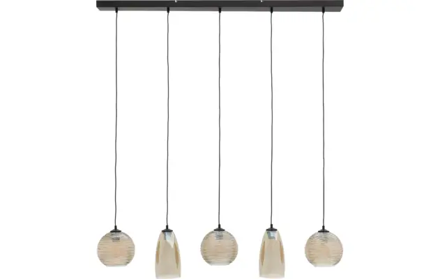 Goossens hanglamp soleil zwart metaal - 8228445-03