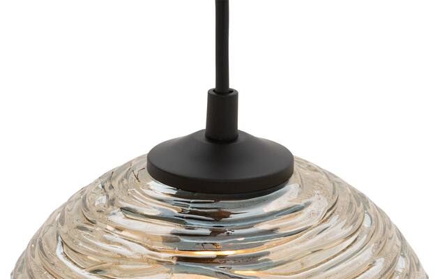 Goossens hanglamp soleil zwart metaal - 8228445-09