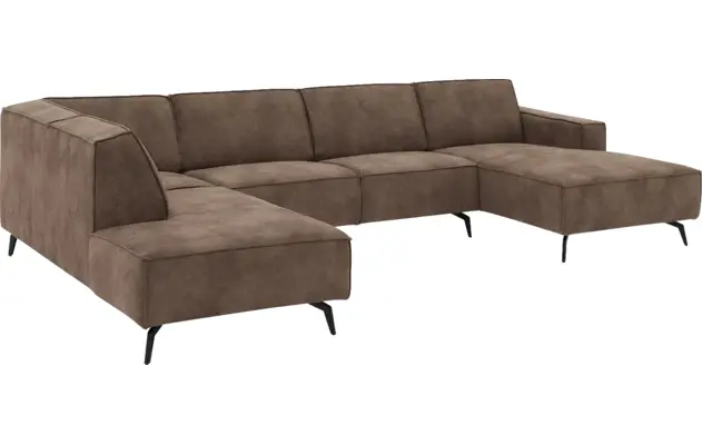 Goossens u bank hercules bruin microvezel - 8229329-03-gespiegeld