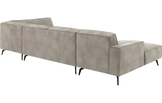 Goossens u bank hercules grijs microvezel - 8229330-04