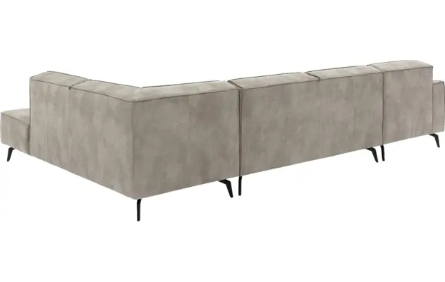 Goossens u bank hercules grijs microvezel - 8229330-05