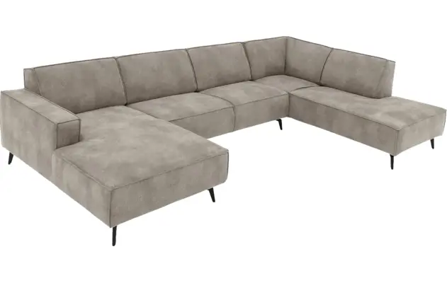 Goossens u bank hercules grijs microvezel - 8229330-06