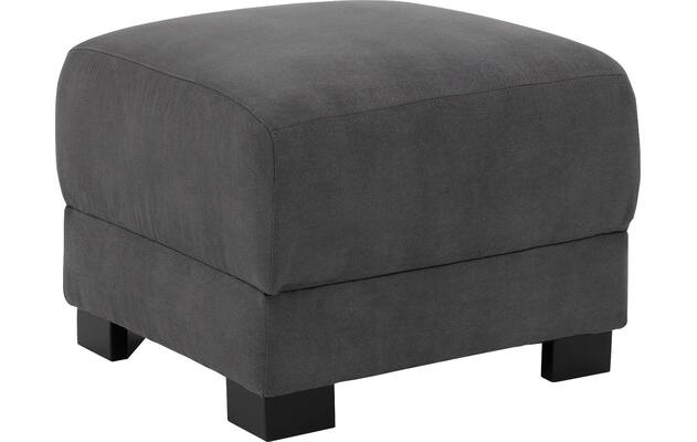Goossens hocker my style grijs microvezel - 8229339-02