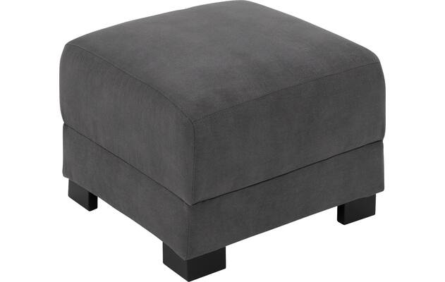 Goossens hocker my style grijs microvezel - 8229339-03