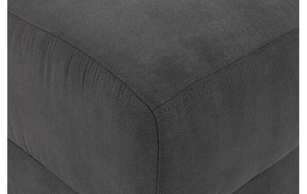 Goossens hocker my style grijs microvezel - 8229339-05