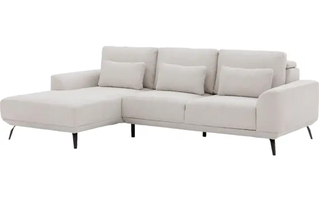 Goossens excellent loungebank princess wit stof - 8229345-02