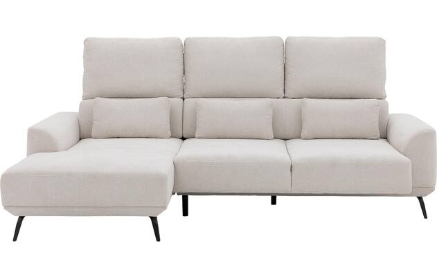 Goossens excellent loungebank princess wit stof - 8229345-03
