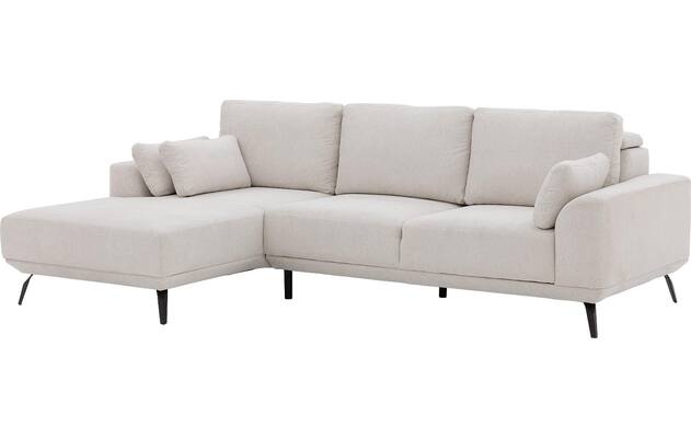 Goossens excellent loungebank princess wit stof - 8229345-04