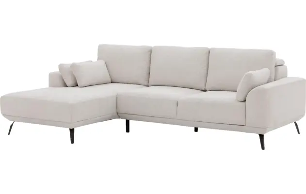 Goossens excellent loungebank princess wit stof - 8229345-04