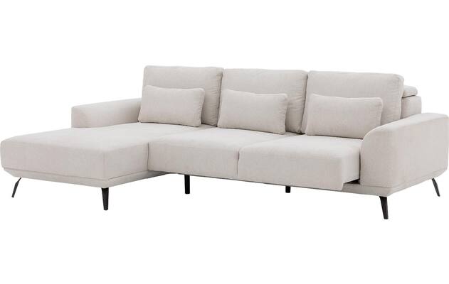 Goossens excellent loungebank princess wit stof - 8229345-05