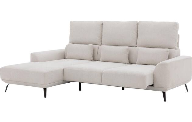 Goossens excellent loungebank princess wit stof - 8229345-06
