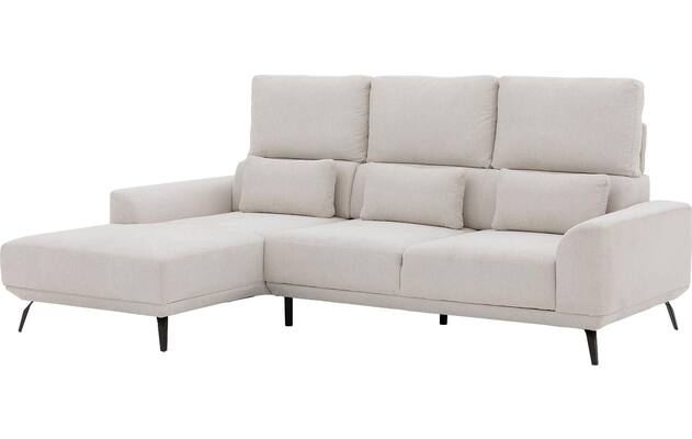 Goossens excellent loungebank princess wit stof - 8229345-07