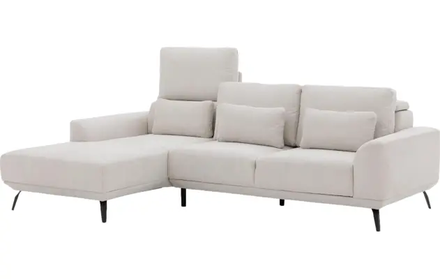 Goossens excellent loungebank princess wit stof - 8229345-08