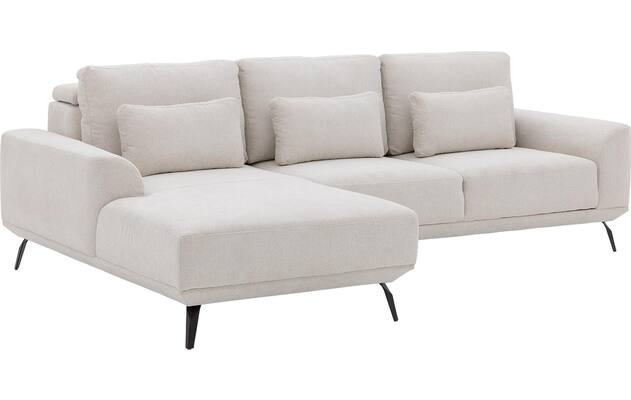 Goossens excellent loungebank princess wit stof - 8229345-09
