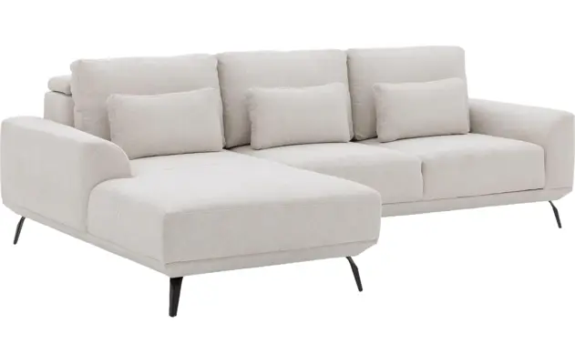 Goossens excellent loungebank princess wit stof - 8229345-09