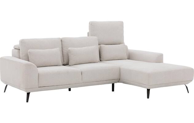 Goossens excellent loungebank princess wit stof - 8229345-gespiegeld-08