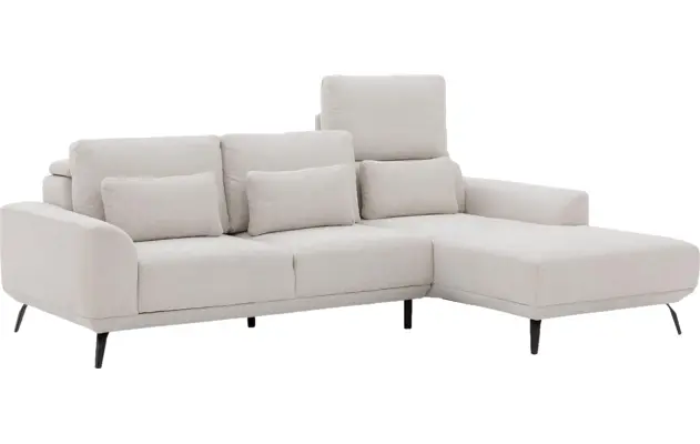 Goossens excellent loungebank princess wit stof - 8229345-gespiegeld-08