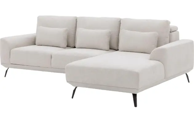 Goossens excellent loungebank princess wit stof - 8229345-gespiegeld-09