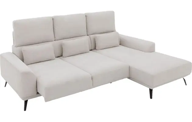 Goossens excellent loungebank princess wit stof - 8229345-gespiegeld-12