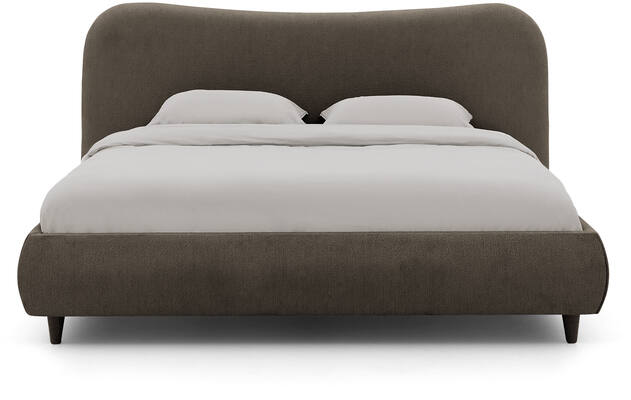Goossens bedframe pecaro bruin stof - 8229395-02