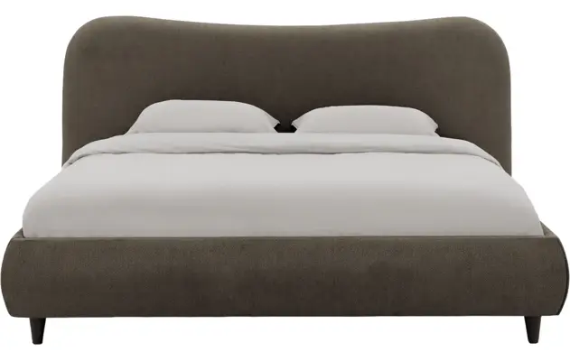 Goossens bedframe pecaro bruin stof - 8229395-02