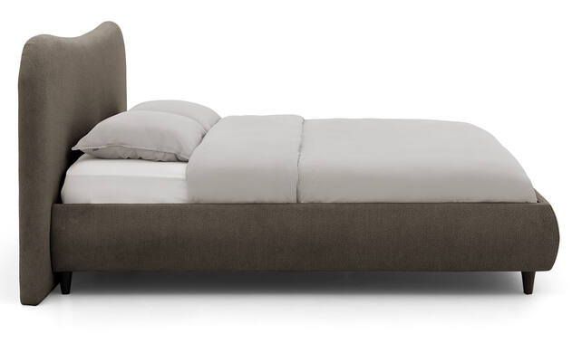 Goossens bedframe pecaro bruin stof - 8229395-03