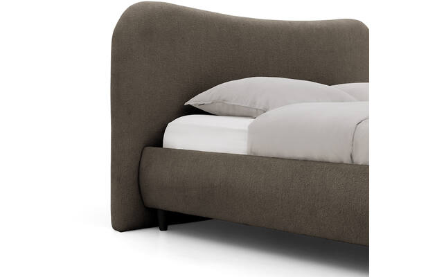 Goossens bedframe pecaro bruin stof - 8229395-04