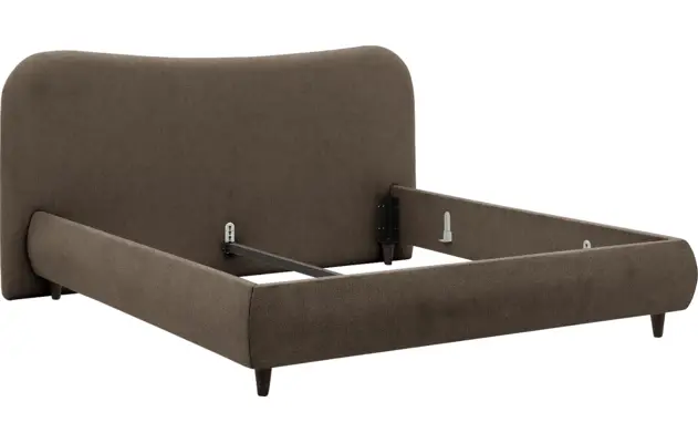 Goossens bedframe pecaro bruin stof - 8229395-05