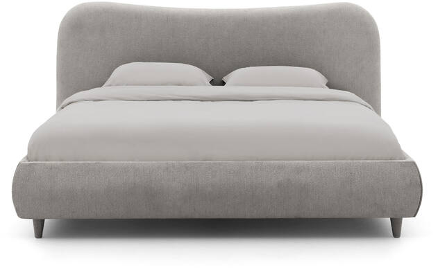 Goossens bedframe pecaro grijs stof - 8229398-02