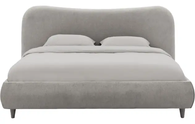 Goossens bedframe pecaro grijs stof - 8229398-02