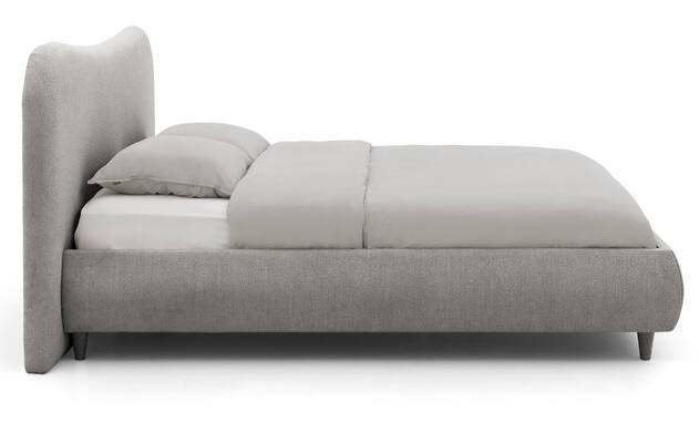 Goossens bedframe pecaro grijs stof - 8229398-03
