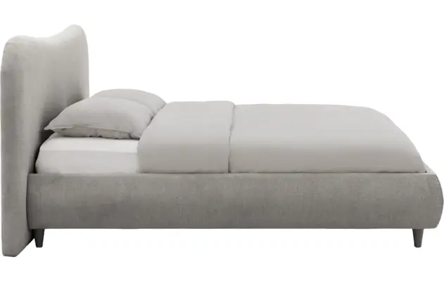Goossens bedframe pecaro grijs stof - 8229398-03