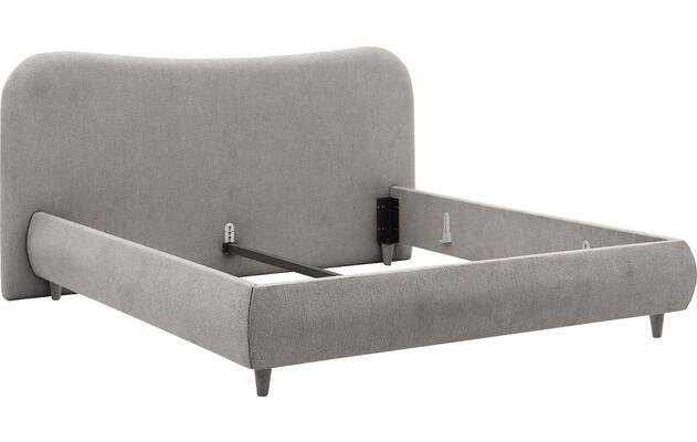 Goossens bedframe pecaro grijs stof - 8229398-05